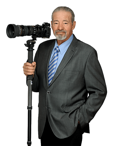 George DeLoache with camera