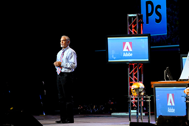 Keynote Speaker at Adobe Photoshop Conference | George W. DeLoache Photography
