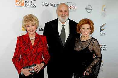 Rob Reiner and Attendees in Front of Step-and-Repeat Background | George W. DeLoache Photography